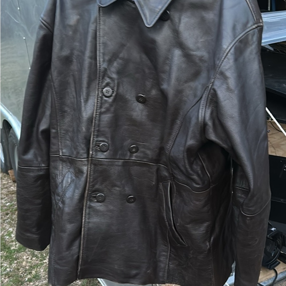 Men's Brown Leather Jacket